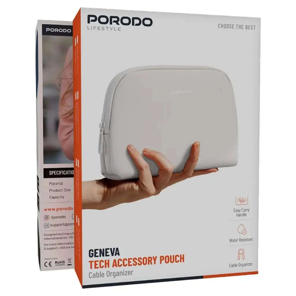 Porodo Lifestyle Geneva Pouch With Handle - Linkphones Center